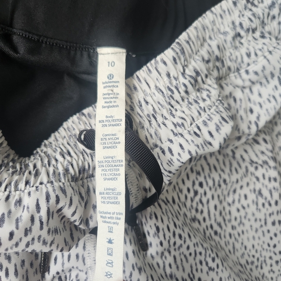 Lululemon Trainer Track Pants Joggers Dottie Dash Sz 10 - Picture 9 of 14